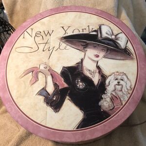 2005 Chad Barrett New York Style Hat Box w/4 Pillar, 3 Forms & 1 Votive Candles